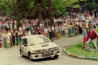 57. Piotr Kufrej i Maciej Hołuj - Nissan Sunny GTiR.   (To zdjęcie w pełnej rozdzielczości możesz kupić na www.kwa-kwa.pl )