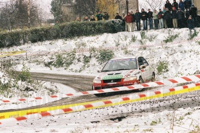 4. Zbigniew Gabryś i Łukasz Kurzeja - Mitsubishi Lancer Evo VI  (To zdjęcie w pełnej rozdzielczości możesz kupić na www.kwa-kwa.pl )