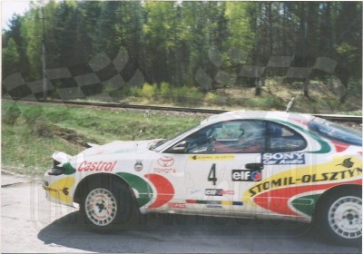 10. Krzysztof Hołowczyc i Maciej Wisławski - Toyota Celica GT4   (To zdjęcie w pełnej rozdzielczości możesz kupić na www.kwa-kwa.pl )