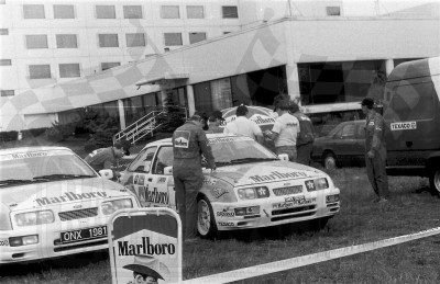 26. Ford Sierra Cosworth RS załogi Marian Bublewicz i Ryszard Żyszkowski.   (To zdjęcie w pełnej rozdzielczości możesz kupić na www.kwa-kwa.pl )