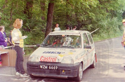 68. Włodzimierz Pawluczuk i Marek Bała - Fiat Cinquecento Abarth   (To zdjęcie w pełnej rozdzielczości możesz kupić na www.kwa-kwa.pl )