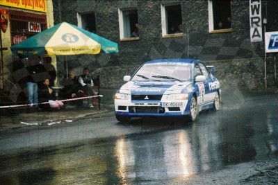 72. Michał Sołowow i Maciej Baran - Mitsubishi Lancer Evo VII  (To zdjęcie w pełnej rozdzielczości możesz kupić na www.kwa-kwa.pl )