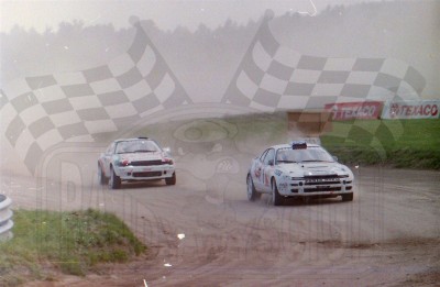 24. Nr.1.Leszek Kuzaj - Toyota Celica GT Four, Adam Polak - Toyota Celica GT4   (To zdjęcie w pełnej rozdzielczości możesz kupić na www.kwa-kwa.pl )