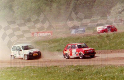 25. Nr.112.Antoni Skudło - Polski Fiat 126p, nr.151.Włodzimierz Pawluczuk - Fiat Cinquecento Tropheo   (To zdjęcie w pełnej rozdzielczości możesz kupić na www.kwa-kwa.pl )