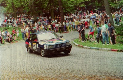 64. Robert Kępka i Andrzej Górski - Peugeot 309 GTi 16S.   (To zdjęcie w pełnej rozdzielczości możesz kupić na www.kwa-kwa.pl )