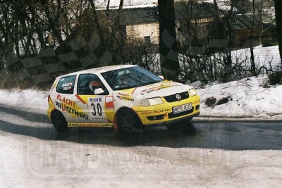 49. Jarosław Ferenc i Karina Siebielec - VW Polo  (To zdjęcie w pełnej rozdzielczości możesz kupić na www.kwa-kwa.pl )