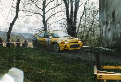 23. Jan Kościuszko i Tomasz Borysławski - Mitsubishi Lancer Evo IV  (To zdjęcie w pełnej rozdzielczości możesz kupić na www.kwa-kwa.pl )