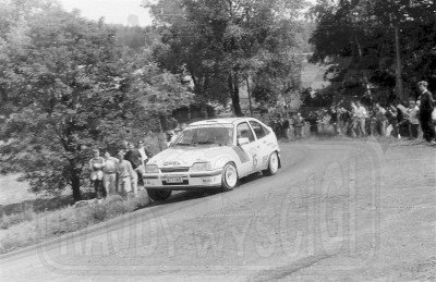 103. Bruno Thiry i Dany Delvaux - Opel Kadett GSi.   (To zdjęcie w pełnej rozdzielczości możesz kupić na www.kwa-kwa.pl )