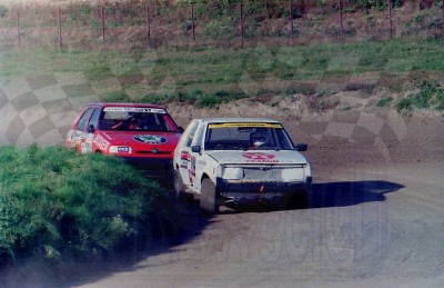 4. Nr.206.Krzysztof Godwod - Polonez 1600, nr.204. Janusz Siniarski - Skoda Felicia.   (To zdjęcie w pełnej rozdzielczości możesz kupić na www.kwa-kwa.pl )