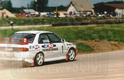 72. Leszek Kuzaj - Mitsubishi Lancer Evo III.   (To zdjęcie w pełnej rozdzielczości możesz kupić na www.kwa-kwa.pl )
