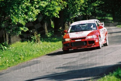 6. Zsolt Penzes i Janos Zachar - Mitsubishi Lancer Evo  (To zdjęcie w pełnej rozdzielczości możesz kupić na www.kwa-kwa.pl )