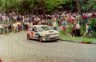 51. Robert Herba i Artur Skorupa - Nissan Sunny GTiR.   (To zdjęcie w pełnej rozdzielczości możesz kupić na www.kwa-kwa.pl )