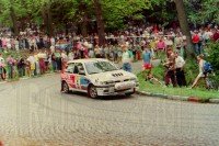 51. Robert Herba i Artur Skorupa - Nissan Sunny GTiR.   (To zdjęcie w pełnej rozdzielczości możesz kupić na www.kwa-kwa.pl )