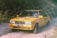 162. Andrzej Koper i Jakub Mroczkowski - Renault 11 Turbo.   (To zdjęcie w pełnej rozdzielczości możesz kupić na www.kwa-kwa.pl )