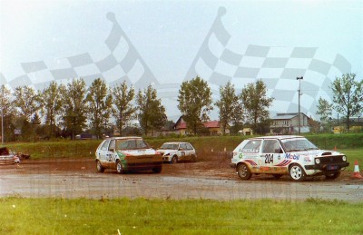 83. Andrzej Grigorjew - VW Golf, Jerzy Strześniewski - Skoda Felicia i Paweł Wieczorek - Suzuki Swift   (To zdjęcie w pełnej rozdzielczości możesz kupić na www.kwa-kwa.pl )