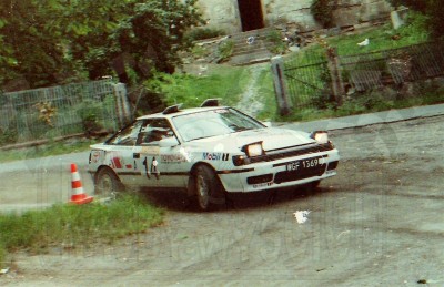 126. Marek Gieruszczak i Marek Skrobot - Toyota Celica GT4.   (To zdjęcie w pełnej rozdzielczości możesz kupić na www.kwa-kwa.pl )