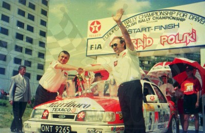 27. Marian Bublewicz i Ryszard Żyszkowski - Ford Sierra Saphire Cosworth.   (To zdjęcie w pełnej rozdzielczości możesz kupić na www.kwa-kwa.pl )