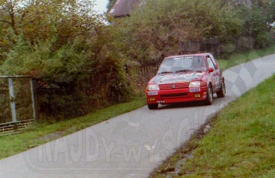 22. Philippe Schatt i Thierry Lepage - Peugeot 205 GTi   (To zdjęcie w pełnej rozdzielczości możesz kupić na www.kwa-kwa.pl )