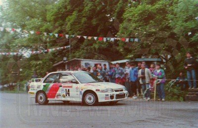 47. Hideaki Miyoshi i John Kennard - Mitsubishi Lancer RS Evo.   (To zdjęcie w pełnej rozdzielczości możesz kupić na www.kwa-kwa.pl )