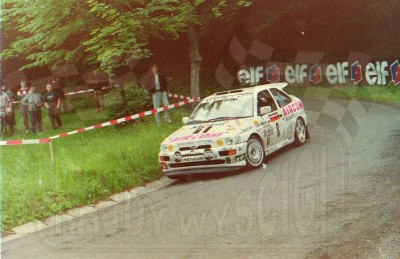 15. Kurt Gottlicher i Michael Moser - Ford Escort Cosworth RS.   (To zdjęcie w pełnej rozdzielczości możesz kupić na www.kwa-kwa.pl )