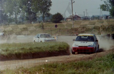 6. Nr.204. Piotr Granica - Suzuki Swift GTI i Adam Borowski - Toyota Corolla GT   (To zdjęcie w pełnej rozdzielczości możesz kupić na www.kwa-kwa.pl )