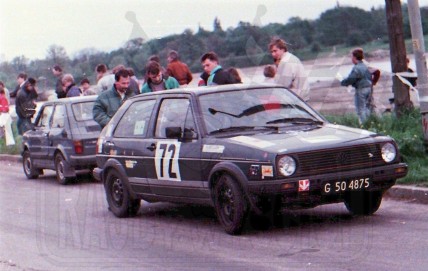 4. VW Golf GTi załogi Andrzej Białowąs i Albert Luda.   (To zdjęcie w pełnej rozdzielczości możesz kupić na www.kwa-kwa.pl )