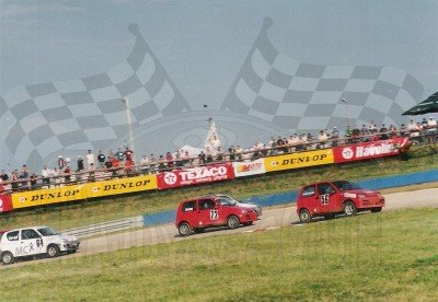 49. Nr.56.Filip Godziejewski, nr.72.Łukasz Złotnicki - Fiaty Cinquecento, nr.64.Tomasz Skinder - Fiat Seicento  (To zdjęcie w pełnej rozdzielczości możesz kupić na www.kwa-kwa.pl )