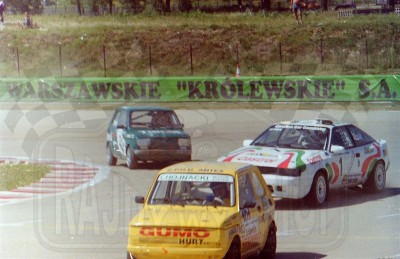 87. Tomasz Oleksiak - Polski Fiat 126p, Adam Polak - Toyota Celica GT4 i Michał Tuszyński - Polski Fiat 126p   (To zdjęcie w pełnej rozdzielczości możesz kupić na www.kwa-kwa.pl )