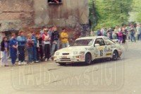128. Carlo Galli i Giuseppina Sormani - Ford Sierra Cosworth RS.   (To zdjęcie w pełnej rozdzielczości możesz kupić na www.kwa-kwa.pl )