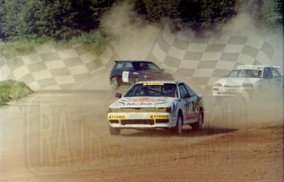 21. Andrzej Kalitowicz - Toyota Celica GT4, Bohdan Ludwiczak - Ford Escort Cosworth RS.