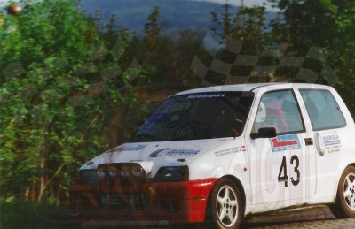 15. Marek Skrzypkowski i Adam Balawajder - Fiat Cinquecento Abarth.    (To zdjęcie w pełnej rozdzielczości możesz kupić na www.kwa-kwa.pl )