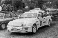 15. Ford Sierra Cosworth RS szwajcarskiej załogi Michel Barbezat i Jean Pierre Lauenberger.   (To zdjęcie w pełnej rozdzielczości możesz kupić na www.kwa-kwa.pl )