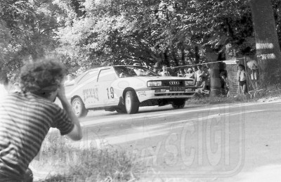 86. Paweł Przybylski i Krzysztof Gęborys - Audi Quattro coupe.   (To zdjęcie w pełnej rozdzielczości możesz kupić na www.kwa-kwa.pl )