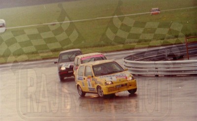16. Nr.4.Sebastian Lewandowski, nr.33.Krzysztof Gawroński - Fiaty Cinquecento Sporting.   (To zdjęcie w pełnej rozdzielczości możesz kupić na www.kwa-kwa.pl )