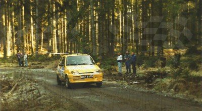 74. Jacek Sikora i Marek Kaczmarek - Fiat Cinquecento Sporting.   (To zdjęcie w pełnej rozdzielczości możesz kupić na www.kwa-kwa.pl )