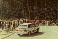 49. Klaus Wagner i Helmut Kruppert - Mazda 323 Turbo 4wd.   (To zdjęcie w pełnej rozdzielczości możesz kupić na www.kwa-kwa.pl )