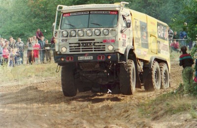 189. V.Moskovskij, V.Petoukhov i V.Kablourov - Kamaz 4310.   (To zdjęcie w pełnej rozdzielczości możesz kupić na www.kwa-kwa.pl )