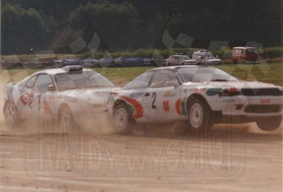 104. Nr.2.Adam Polak, nr.1.Leszek Kuzaj - Toyoty Celica GT.   (To zdjęcie w pełnej rozdzielczości możesz kupić na www.kwa-kwa.pl )