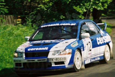 10. Michał Sołowow i Maciej Baran - Mitsubishi Lancer Evo VII  (To zdjęcie w pełnej rozdzielczości możesz kupić na www.kwa-kwa.pl )