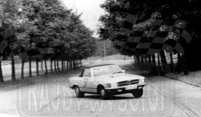 3. Marek Wysokiński - Mercedes Benz 350 CSL  (To zdjęcie w pełnej rozdzielczości możesz kupić na www.kwa-kwa.pl )