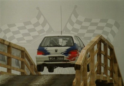 9. Jacek Jerschina i Artur Orlikowski - Peugeot 106 Maxi.   (To zdjęcie w pełnej rozdzielczości możesz kupić na www.kwa-kwa.pl )
