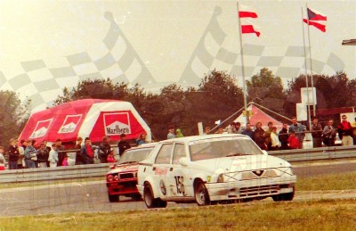 15. Tadeusz Kudłaty - Alfa Romeo 75 V6.   (To zdjęcie w pełnej rozdzielczości możesz kupić na www.kwa-kwa.pl )