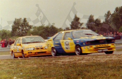 13. Nr.154.Krzysztof Gałecki - Audi coupe M3, nr.155.Błażej Krupa - Ford Sierra Saphire Cosworth RS.   (To zdjęcie w pełnej rozdzielczości możesz kupić na www.kwa-kwa.pl )