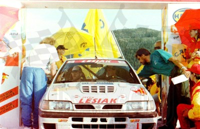 54. Piotr Kufrej i Maciej Hołuj - Nissan Sunny GTiR.   (To zdjęcie w pełnej rozdzielczości możesz kupić na www.kwa-kwa.pl )