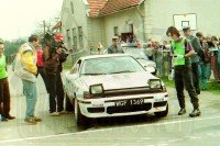 128. Paweł Przybylski i Krzysztof Gęborys - Toyota Celica GT4.   (To zdjęcie w pełnej rozdzielczości możesz kupić na www.kwa-kwa.pl )