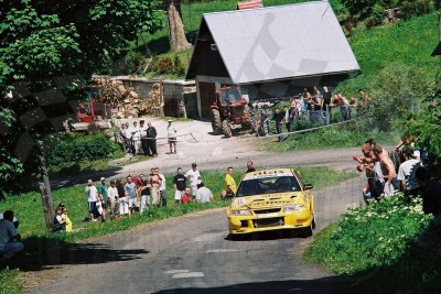 36. Mariusz Stec i Zbigniew Gruszka - Mitsubishi Lancer Evo VI  (To zdjęcie w pełnej rozdzielczości możesz kupić na www.kwa-kwa.pl )