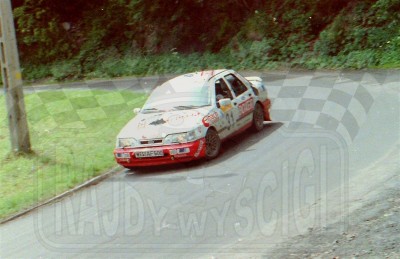 64. Zenon Sawicki i Dariusz Dekuczyński - Ford Sierra Saphire Cosworth RS.   (To zdjęcie w pełnej rozdzielczości możesz kupić na www.kwa-kwa.pl )