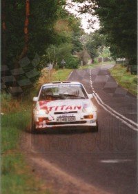 29. Jerzy Wierzbołowski i Bogusław Lepiarz - Ford Escort Cosworth RS   (To zdjęcie w pełnej rozdzielczości możesz kupić na www.kwa-kwa.pl )