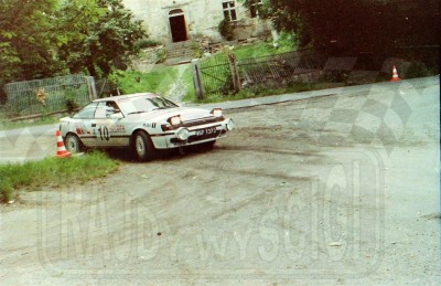 124. Paweł Przybylski i Krzysztof Gęborys - Toyota Celica GT4.   (To zdjęcie w pełnej rozdzielczości możesz kupić na www.kwa-kwa.pl )