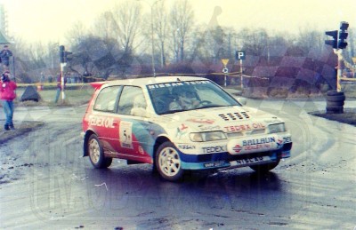 21. Robert Herba i Artur Skorupa - Nissan Sunny GTiR.   (To zdjęcie w pełnej rozdzielczości możesz kupić na www.kwa-kwa.pl )